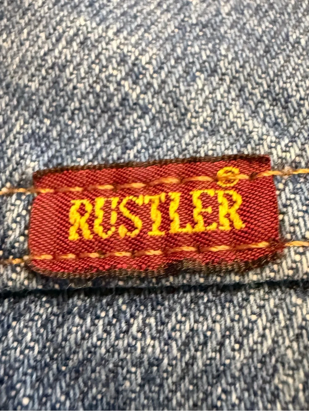 NWT Rustler by Wrangler Regular Fit Straight Leg Jeans Men’s 36x32 100% Cotton